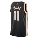 Maillot NBA Atlanta Hawks Trae Young Nike 2025-26 City Edition Noir Swingman - Homme